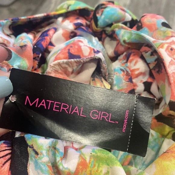 HOT CORAL COMBO Nantucket Skort Romper NWT Macy’s - Picture 6 of 7